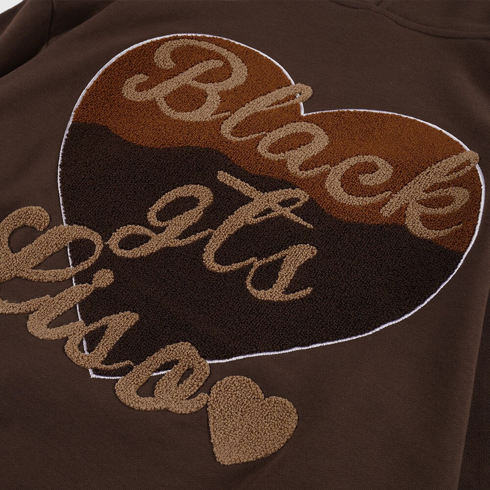 "No Heart" Graphic Unisex Streetwear Vintage Women Men Y2K Hoodie