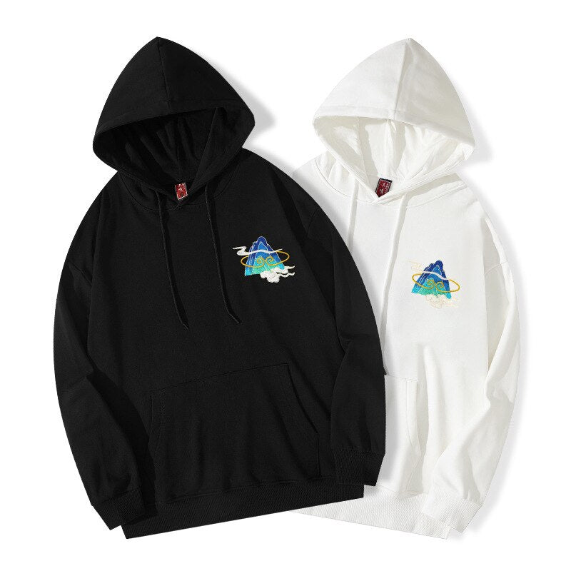 "Winter Wave" Graphic Unisex Streetwear Vintage Women Men Y2K Hoodie