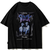 "Rock On" Graphic Unisex Streetwear Vintage Women Men Y2K T-Shirt