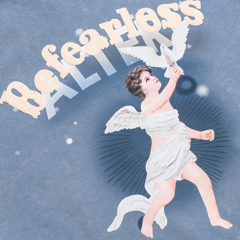 "Be Fearless" Unisex Men Women Streetwear Graphic Sweatshirt