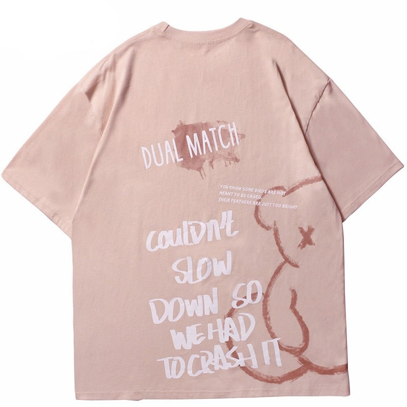 "Slow Down" Graphic Unisex Streetwear Vintage Women Men Y2K T-Shirt