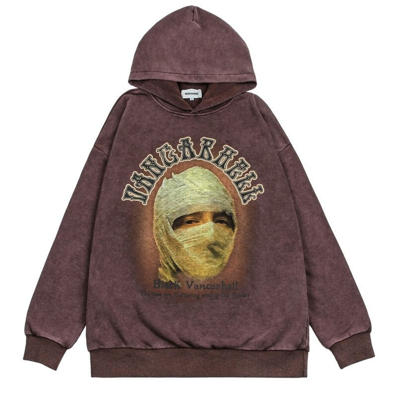 "Caught Up" Graphic Unisex Streetwear Vintage Women Men Y2K Hoodie