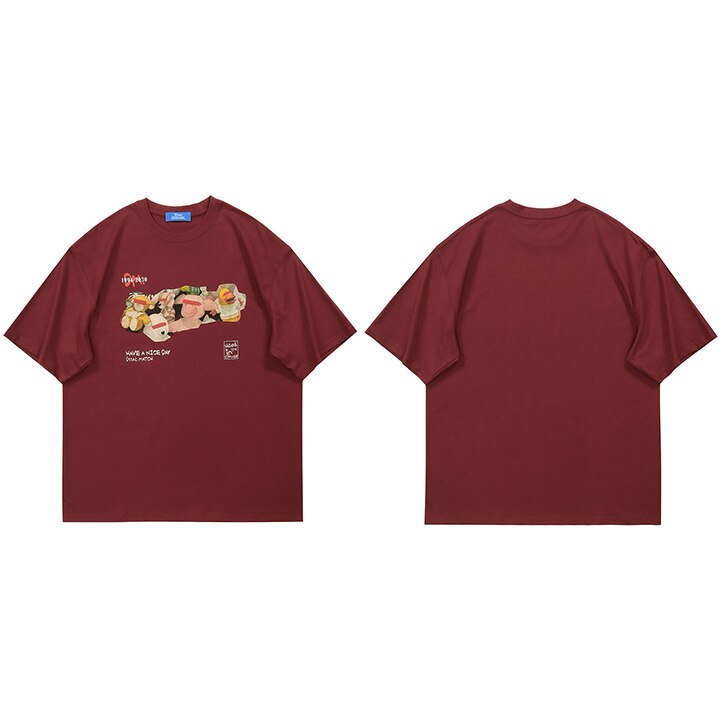"Laying Down" Unisex Men Women Streetwear Graphic T-Shirt
