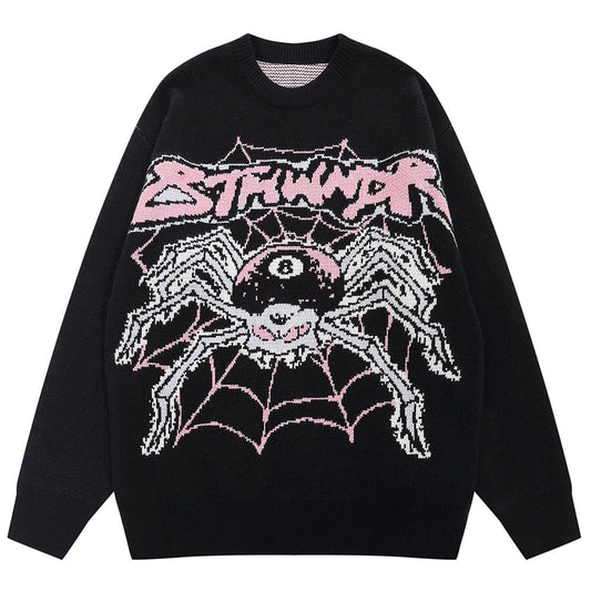 "White Legs" Graphic Unisex Streetwear Vintage Women Men Y2K Sweater