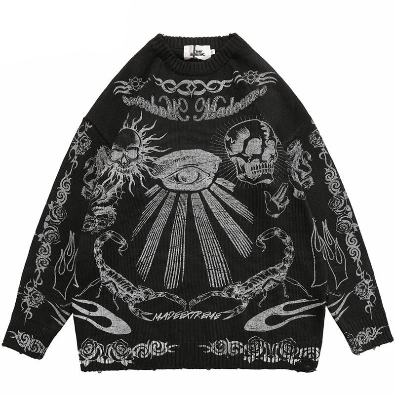 "All Seeing Eye" Unisex Men Women Streetwear Graphic Sweater