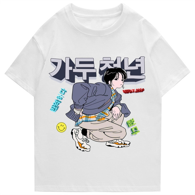 "I'm Fearless" Men Women Streetwear Unisex Graphic T-Shirt
