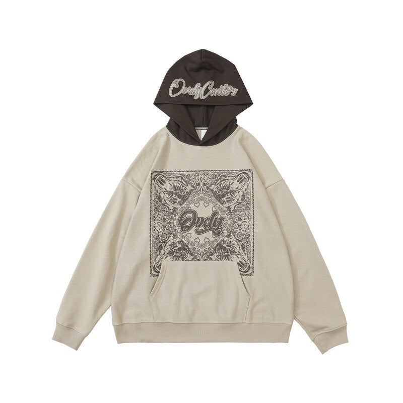 "Frequency" Graphic Unisex Streetwear Women Men Y2K Hoodie