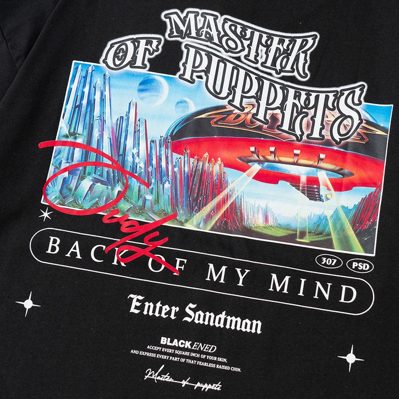 "Mind Scanner" Graphic Unisex Streetwear Vintage Women Men Y2K T-Shirt