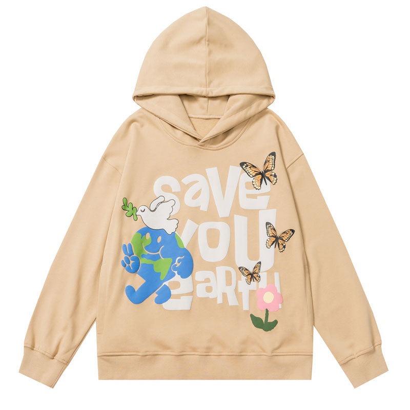 "Save Your Heart" Graphic Unisex Streetwear Vintage Women Men Y2K Sweatshirt