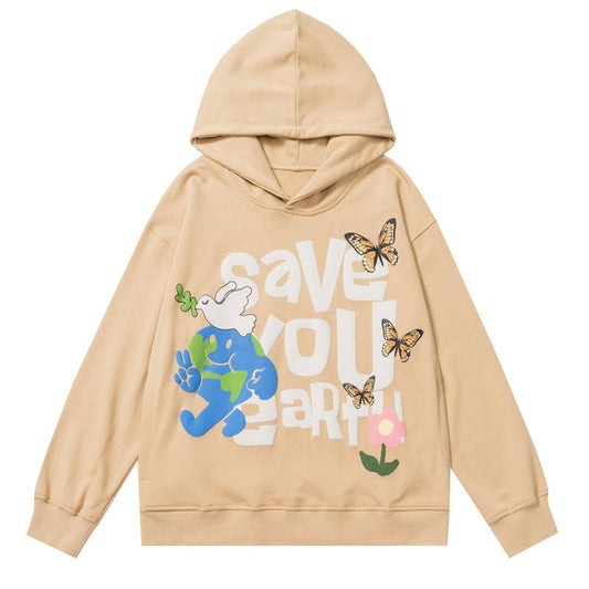 "Save Your Heart" Graphic Unisex Streetwear Vintage Women Men Y2K Sweatshirt