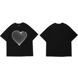 "Broken Heart" Unisex Men Women Streetwear Graphic T-Shirt