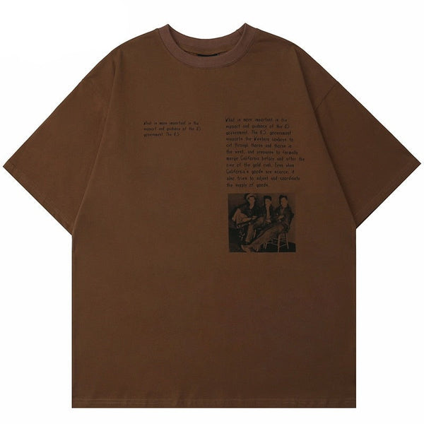"Movie Time" Graphic Unisex Streetwear Vintage Women Men Y2K T-Shirt
