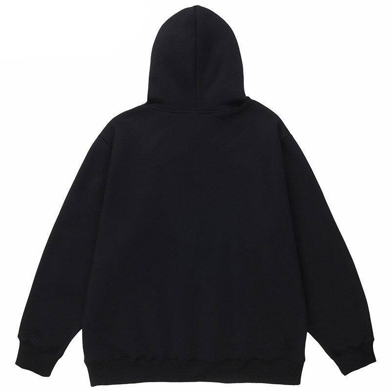 "On The Wall" Graphic Unisex Streetwear Vintage Women Men Y2K Hoodie