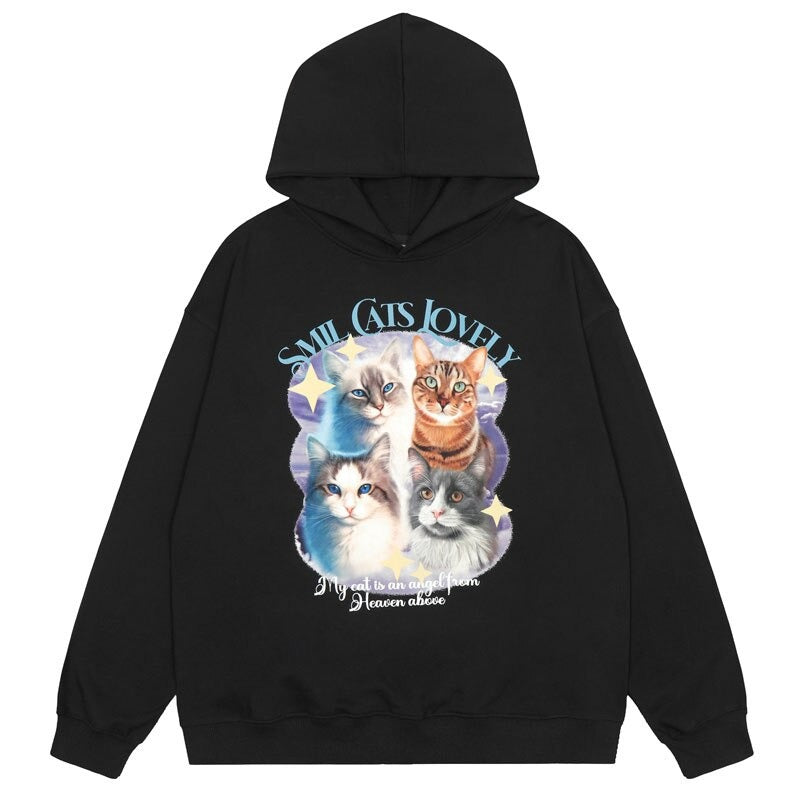 "No Loyalty" Graphic Unisex Streetwear Vintage Women Men Y2K Hoodie