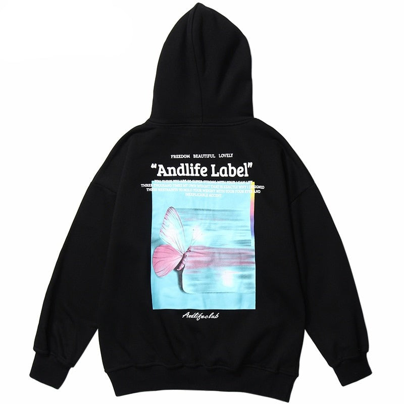 "More Than Life" Graphic Unisex Streetwear Vintage Women Men Y2K Hoodie