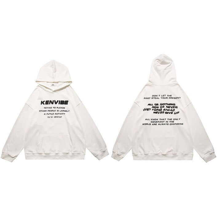 "Right Vibes" Graphic Unisex Streetwear Vintage Women Men Y2K Hoodie