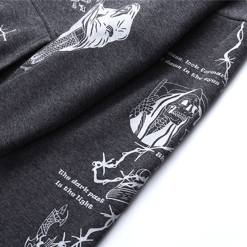 "Cross Eyed" Unisex Men Women Streetwear Graphic Hoodie