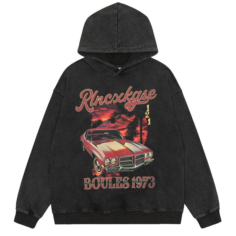 "Road Runner" Graphic Unisex Streetwear Vintage Women Men Y2K Hoodie