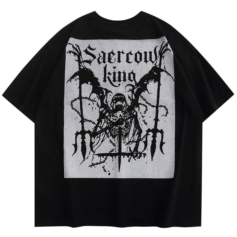 "Diablo King" Unisex Men Women Streetwear Graphic T-Shirt