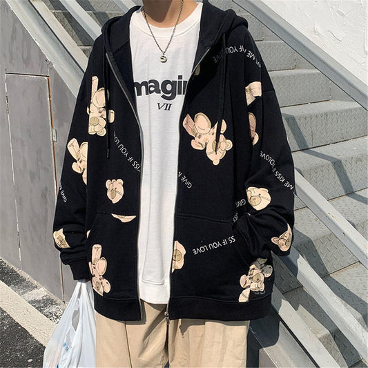 "Going Backwards" Unisex Men Women Streetwear Graphic Hoodie
