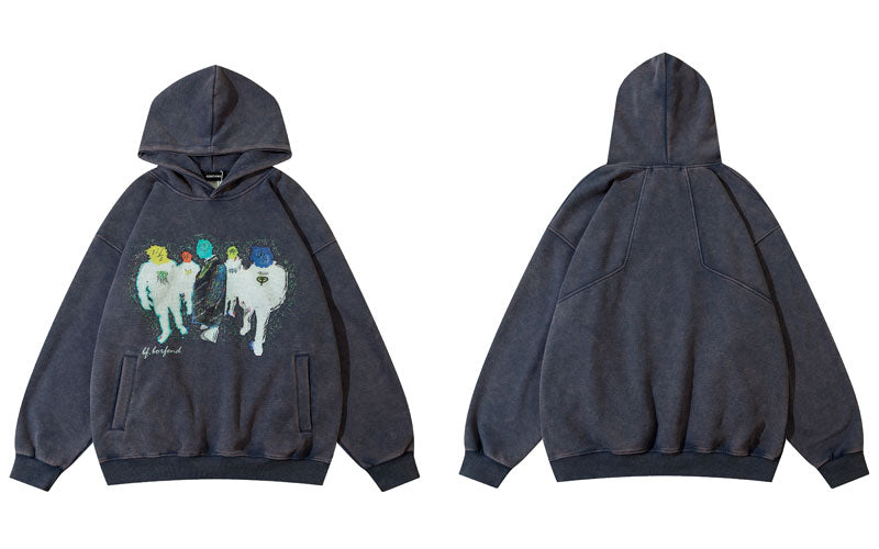 "Training Day" Graphic Unisex Streetwear Vintage Women Men Y2K Hoodie