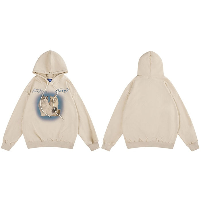 "Best Friends" Unisex Men Women Streetwear Graphic Hoodie