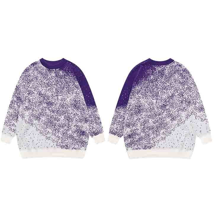"Starry Night" Graphic Unisex Streetwear Vintage Women Men Y2K Sweater