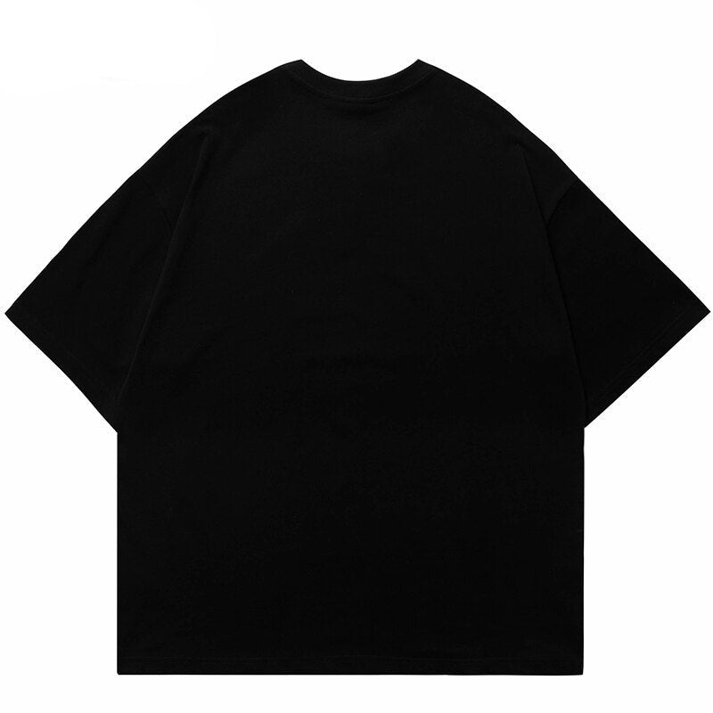 "Big Flame" Unisex Men Women Streetwear Graphic T-Shirt