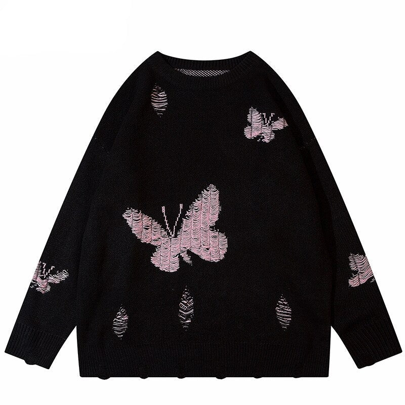 "Flying Alone" Unisex Men Women Streetwear Graphic Sweater