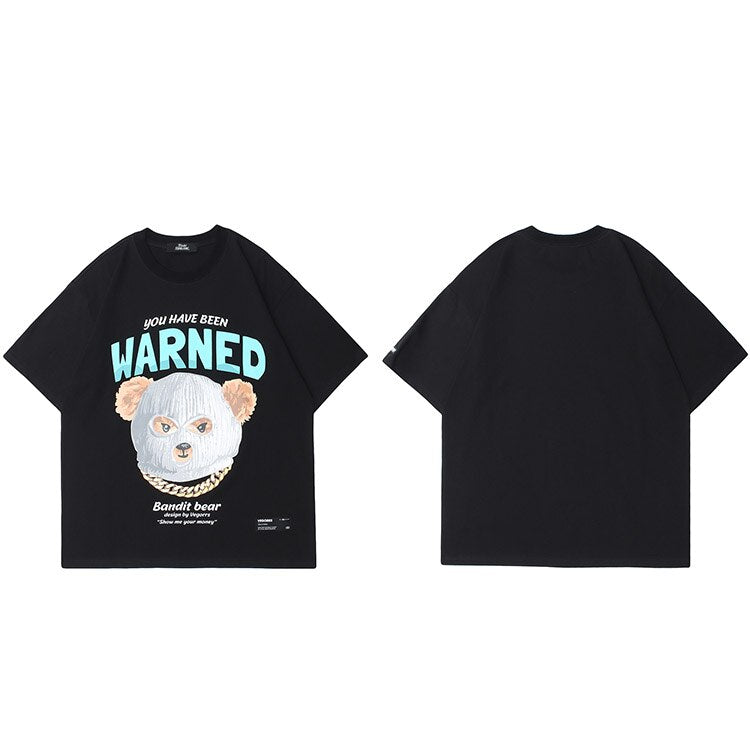 "Been Warned" Unisex Men Women Streetwear Graphic T-Shirt