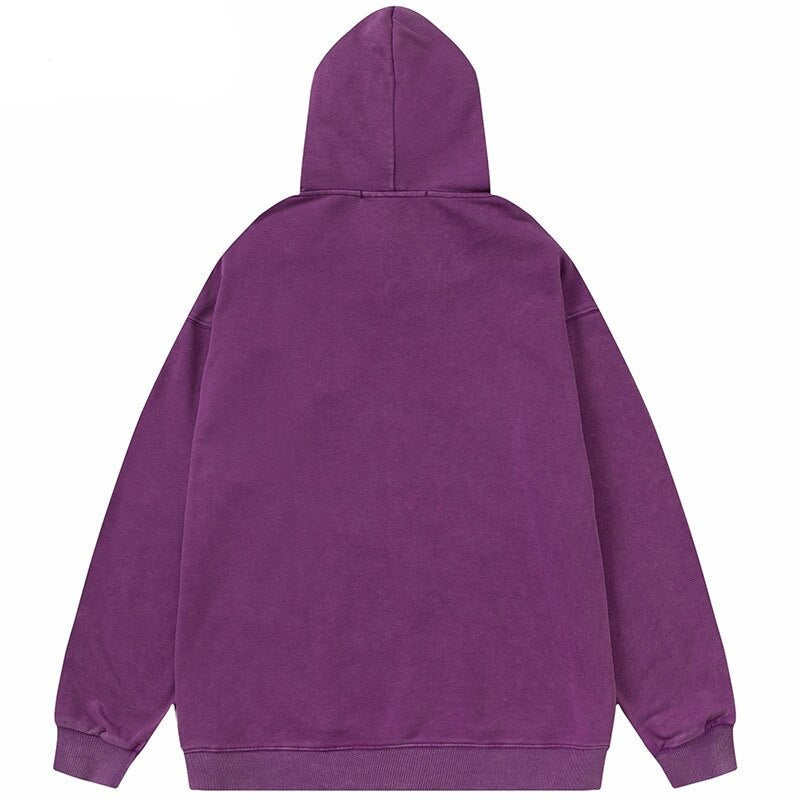 "Up & Down" Graphic Unisex Streetwear Vintage Women Men Y2K Hoodie
