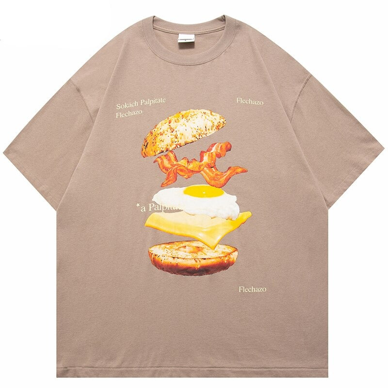 "Sandwhich" Graphic Unisex Streetwear Vintage Women Men Y2K T-Shirt