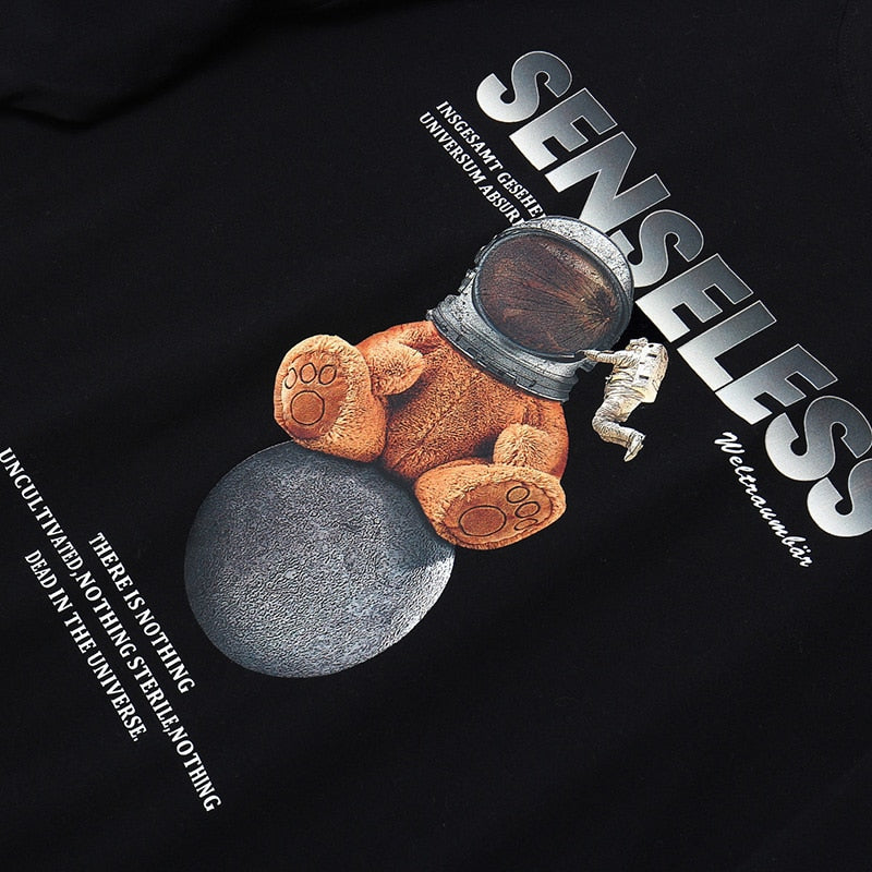"Senseless" Graphic Unisex Streetwear Vintage Women Men Y2K T-Shirt