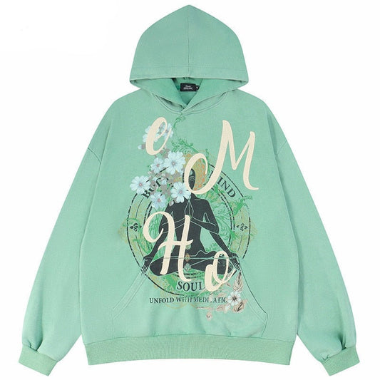 "Moving Still" Graphic Unisex Streetwear Vintage Women Men Y2K Hoodie