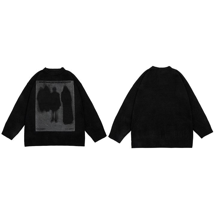 "Shadow Family" Graphic Unisex Streetwear Vintage Women Men Y2K Sweatshirt