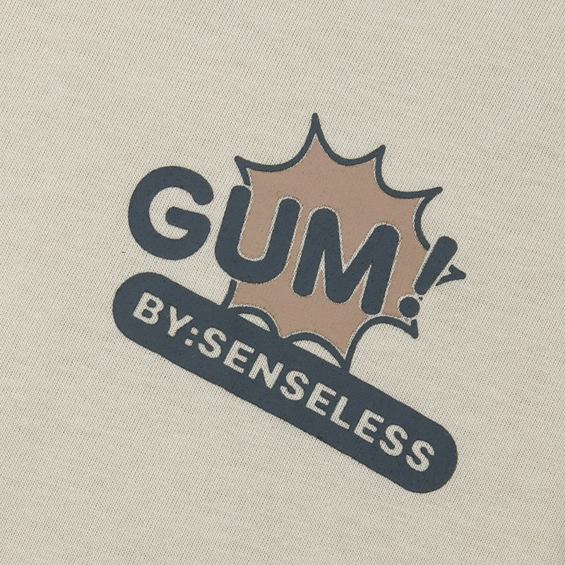"Chewing Gum" Unisex Men Women Streetwear Graphic T-Shirt