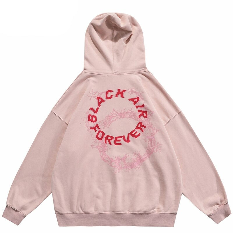 "Forever & Ever" Graphic Unisex Streetwear Women Men Y2K Hoodie