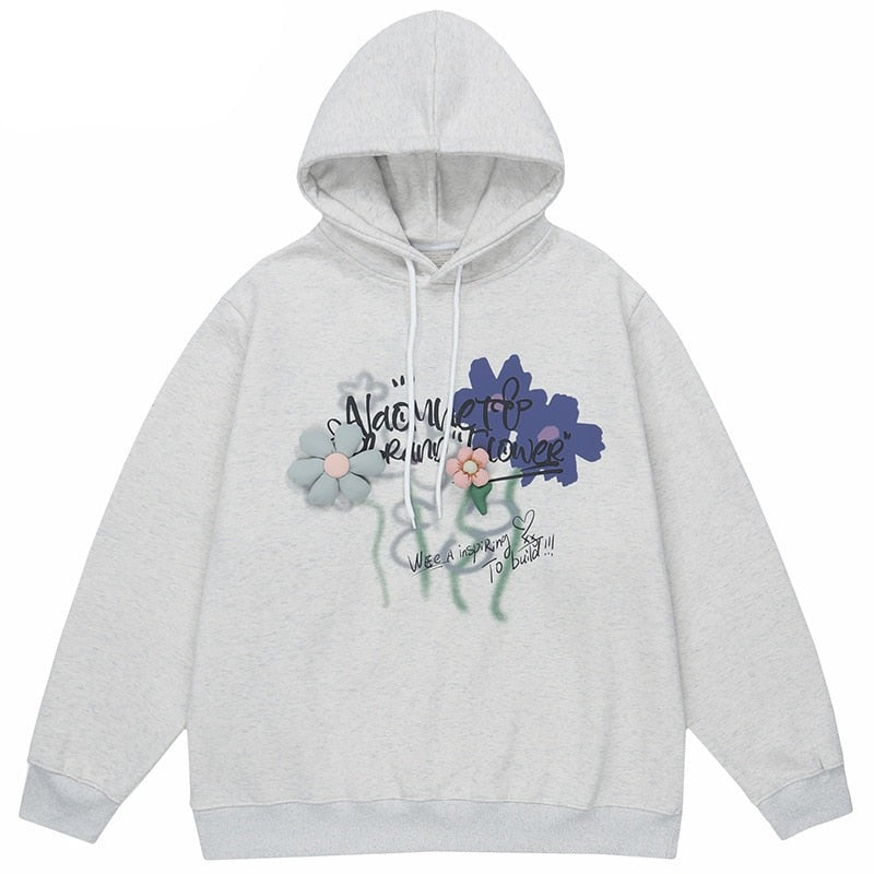 "Purple Clouds" Graphic Unisex Streetwear Vintage Women Men Y2K Hoodie