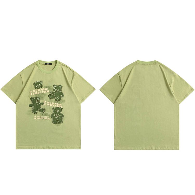 "Rainbow" Graphic Unisex Streetwear Vintage Women Men Y2K T-Shirt