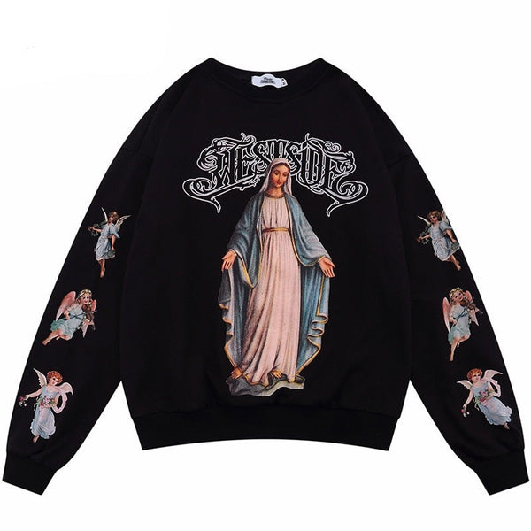 "Sweet Mama" Graphic Unisex Streetwear Vintage Women Men Y2K Sweatshirt