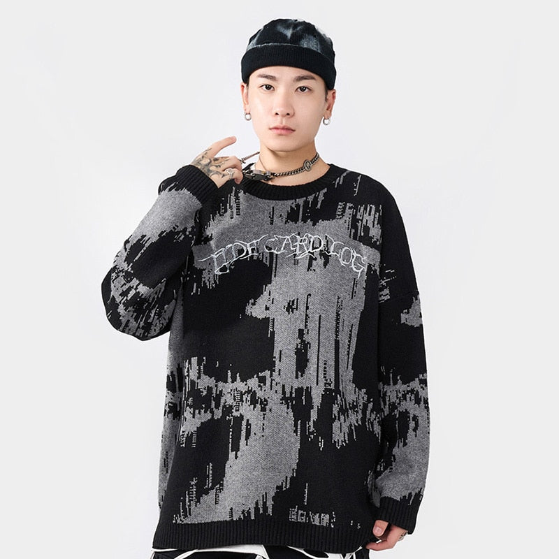"On The Street" Graphic Unisex Streetwear Vintage Women Men Y2K Sweater