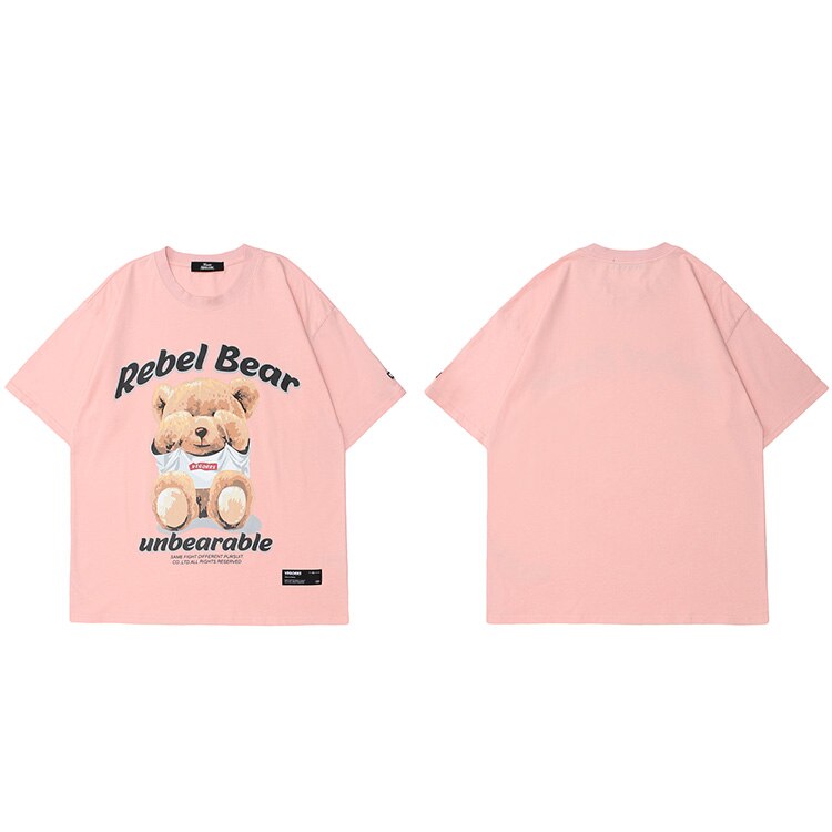"Unbearable" Graphic Unisex Streetwear Vintage Women Men Y2K T-Shirt
