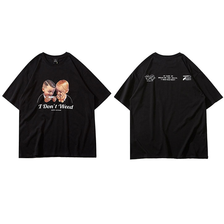 "All Stop" Graphic Unisex Streetwear Vintage Women Men Y2K T-Shirt