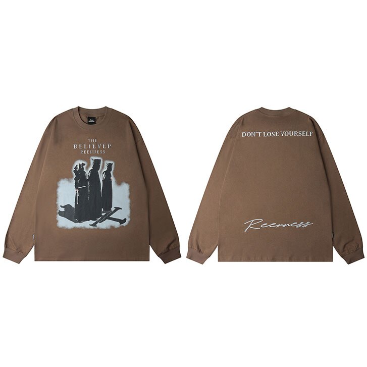 "Believe In Yourself" Unisex Men Women Streetwear Graphic Sweatshirt