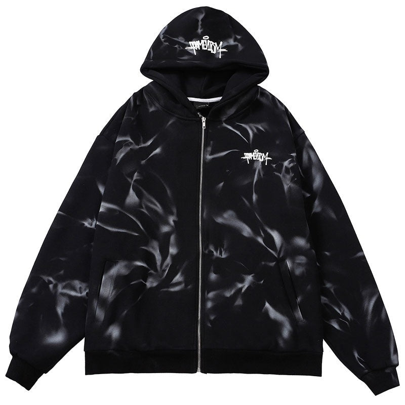 "Green Lights" Graphic Unisex Streetwear Women Men Y2K Hoodie