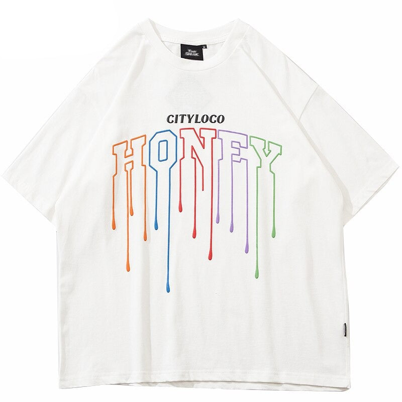 "Homegrown Honey" Graphic Unisex Streetwear Vintage Women Men Y2K T-Shirt