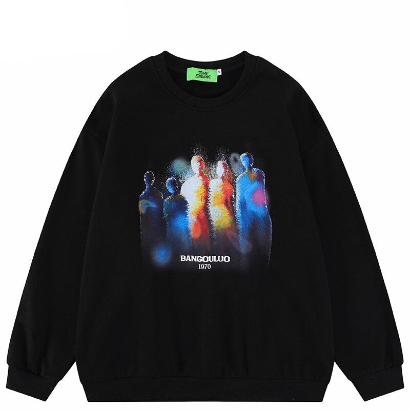 "Taste The Rainbow" Graphic Unisex Streetwear Women Men Sweatshirt