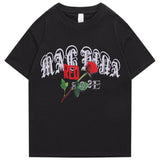 "Rose” Graphic Unisex Streetwear Vintage Women Men Y2K Graphic T-Shirt