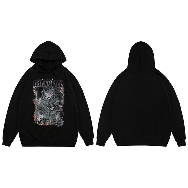 "Bow Down" Unisex Men Women Streetwear Graphic Hoodie