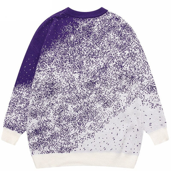 "Starry Night" Graphic Unisex Streetwear Vintage Women Men Y2K Sweater